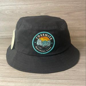 NWT Yosemite National Park Bucket Hat Fishing Cap California Patch NPS